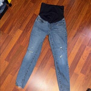 Women's Blue Maternity Jeans